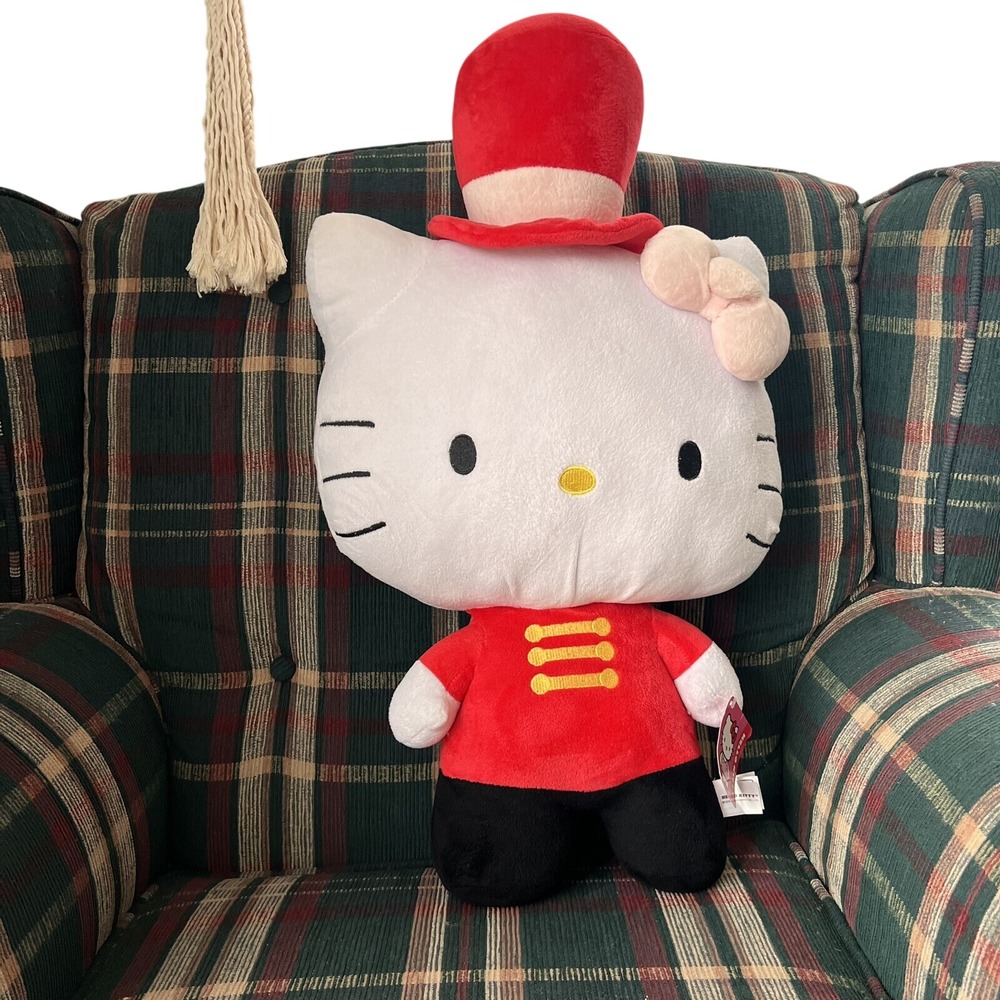 NEW Hello Kitty Stuffed Animal Plush Large 26" Top Hat Character Toy SANRIO
